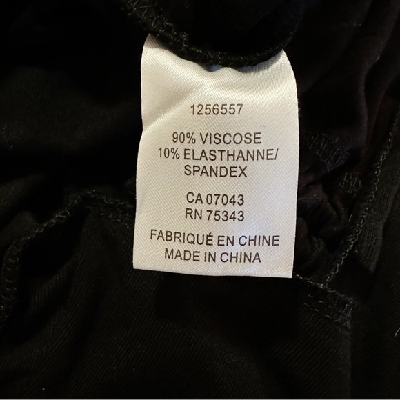 House Of Harlow 1960 Black Strapless Ruched Midi Dress Size Large - Picture 5 of 7